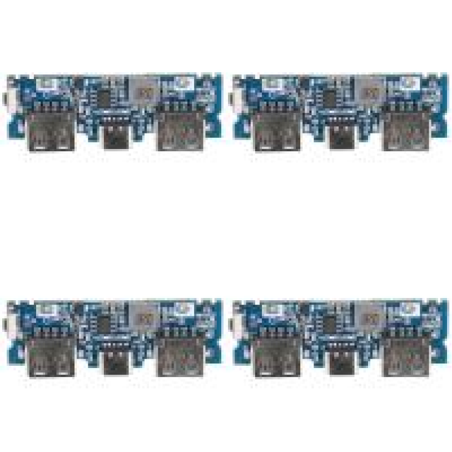Cargador batería USB dual Módulo alimentación PCB Micro USB/Tipo-C 18650 para DIY
