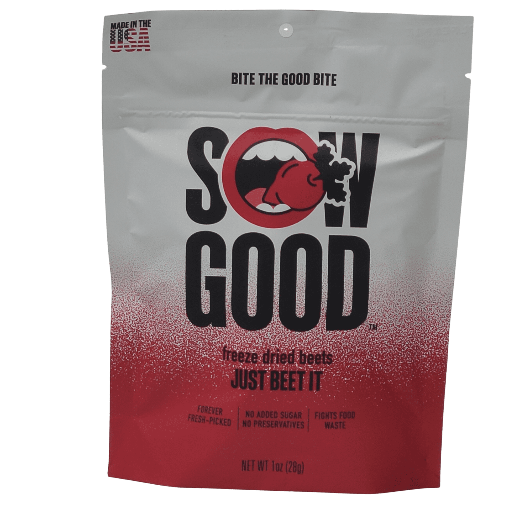 Sow Good Freeze Dried Beets, 1 oz Bag