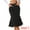 Black, variant on Women's Denim High Waist Ruffle Fishtail Bodycon Midi Skirts M Deep Blue
