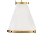 thumbnail image 4 of 1 Light Large Pendant in Traditional-Transitional Style 16 inches Wide By 17.75 inches High-Lacquered Brass Finish Bailey Street Home 81-Bel-3088070, 4 of 10