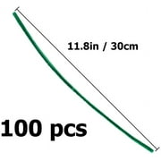 100 Pieces Pipe Cleaners Chenille Stem, Solid Color Pipe Cleaners Set for Pipe Cleaners DIY Arts Crafts Decorations, Chenille Stems Pipe Cleaners (Green)