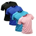 thumbnail image 2 of FLMEI Men's and Women's Quick Dry Shirt Marathon Short Sleeve T Shirt Summer Sportswear Shirts Unisex Absorbent Tees S-4XL, 2 of 6
