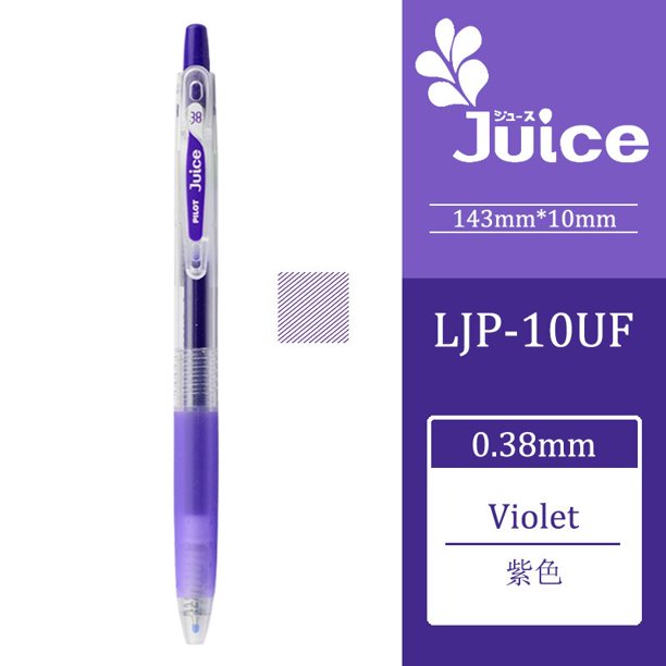 Pilot Juice Up-Bolígrafo de Gel de 0,38/0,5mm, bolígrafo de presión de piezas, Cuenta de mano, suministros de arte suaves y de secado rápido, 1 LJU-10UF