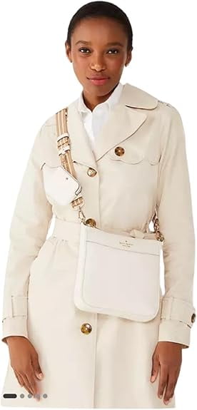 Kate Spade Rosie Rosie North South Swingpack Crossbody (Parchment)