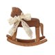 thumbnail image 4 of Caballo mecedor de madera decorativo, juguete artesanal de caballo de madera, mecedora en miniatura para escritorio, alféizar de , oficina., 4 of 9
