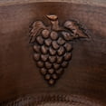 thumbnail image 2 of Premier Copper Products Br16gdb2 16" Round Copper Bar Sink W/  Grapes And 2" Drain Size -, 2 of 2