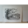 thumbnail image 2 of Zion by Emanuel Schary Lithograph Black and White 18 x 14, 2 of 8