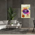 thumbnail image 6 of Epic Graffiti 'Retro Kiss' by Elo Marc, Canvas Wall Art, 40"x60", 6 of 8