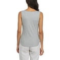thumbnail image 3 of Women's Ribbed Camisole Workout Tank Top Wide Strap Casual Active Top, 3 of 7