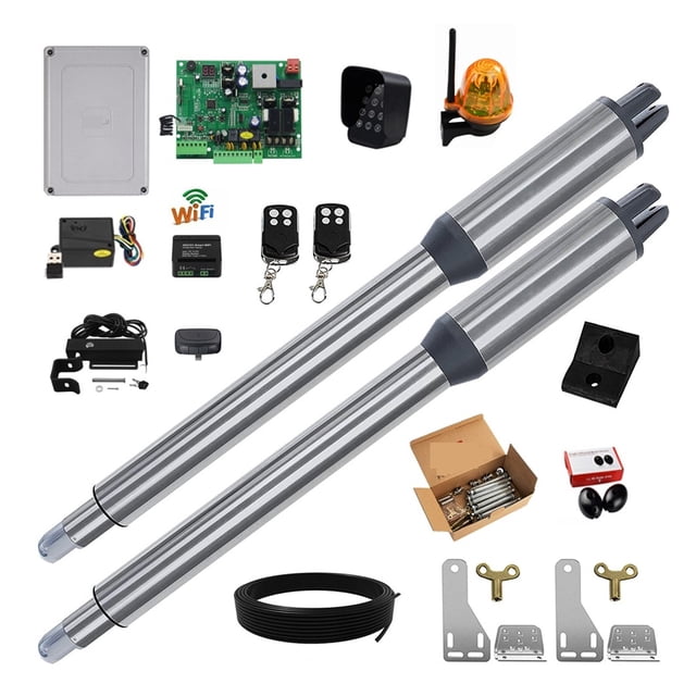 Automatic Door Opening Device Multifunctional Stainless Steel Swing Gate Opener Operator Kits With Optional Accessories ,Free Your Hands