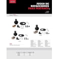 thumbnail image 2 of Juego Refaccion Matraca Cromo Vanadio Urrea 5449G 5449GRK, 2 of 2