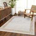 thumbnail image 2 of Brown Geometric Area Rugs for Living Room Washable Rugs Boho Moroccan Area Rug Soft Neutral Geometric Bohemian Carpet Distressed Indoor Rug for Bedroom Dining Room Office Foldable Nonslip Rug, 2 of 9
