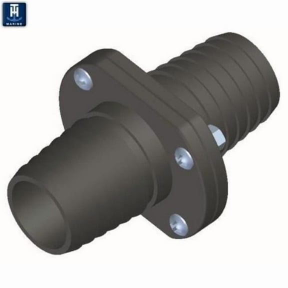1.12 in. Inline Scupper, Black