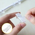 thumbnail image 1 of Cable Organizer Buckle Home Office Tabletop Wall self-adhesive cable organizer plastic Mounted Adhesive Cable Wire Fixing Clip, White, 20pcs, 1 of 7