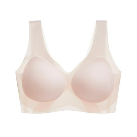 

eczipvz Lingerie for Women Wireless Push Up Bra Bras for Women No Underwire for Comfort Push Up Bras for Women Full Coverage Pink XL