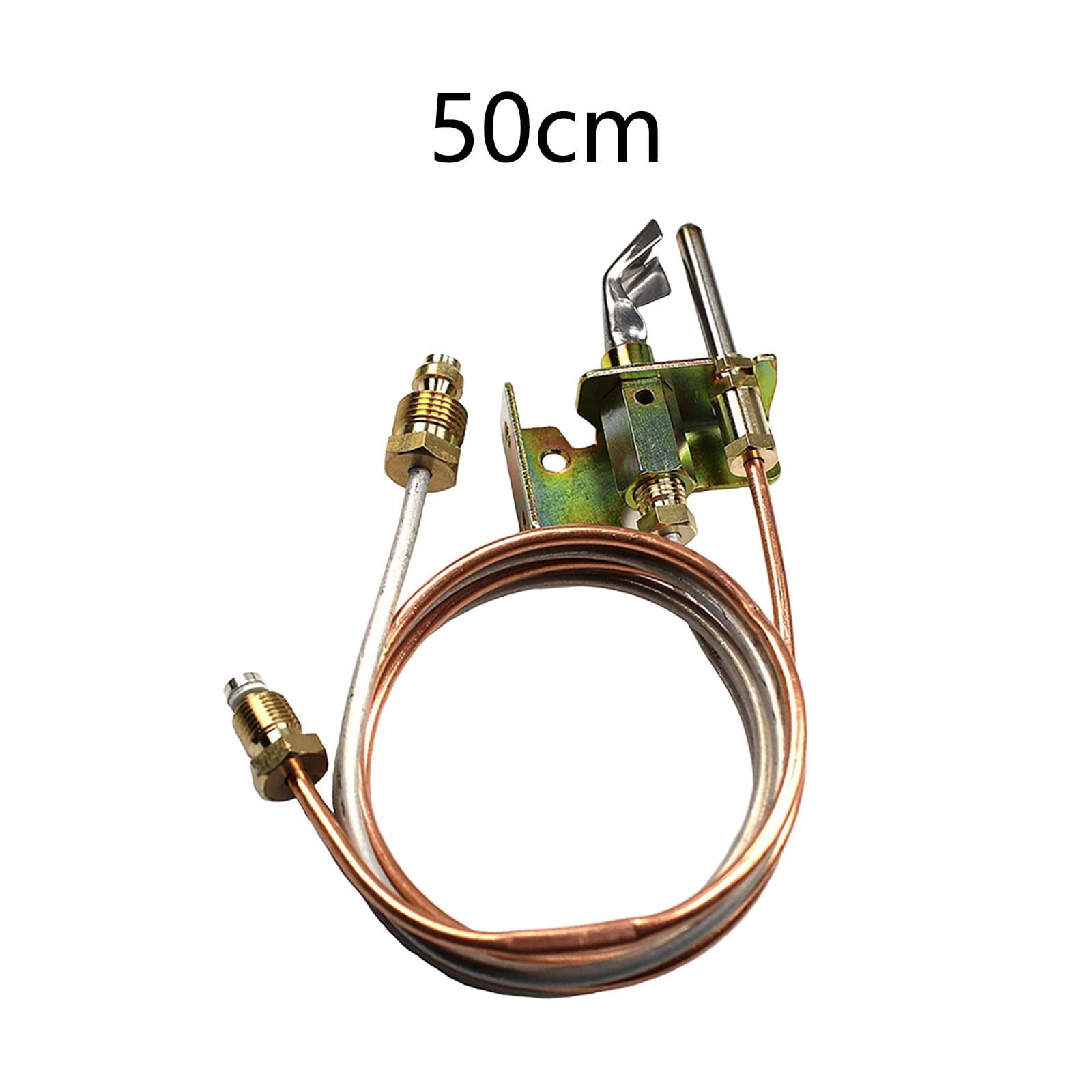 harayaa 2xPilots Thermocouple and Tubing Water Heater Thermopile for Water Heater Accs