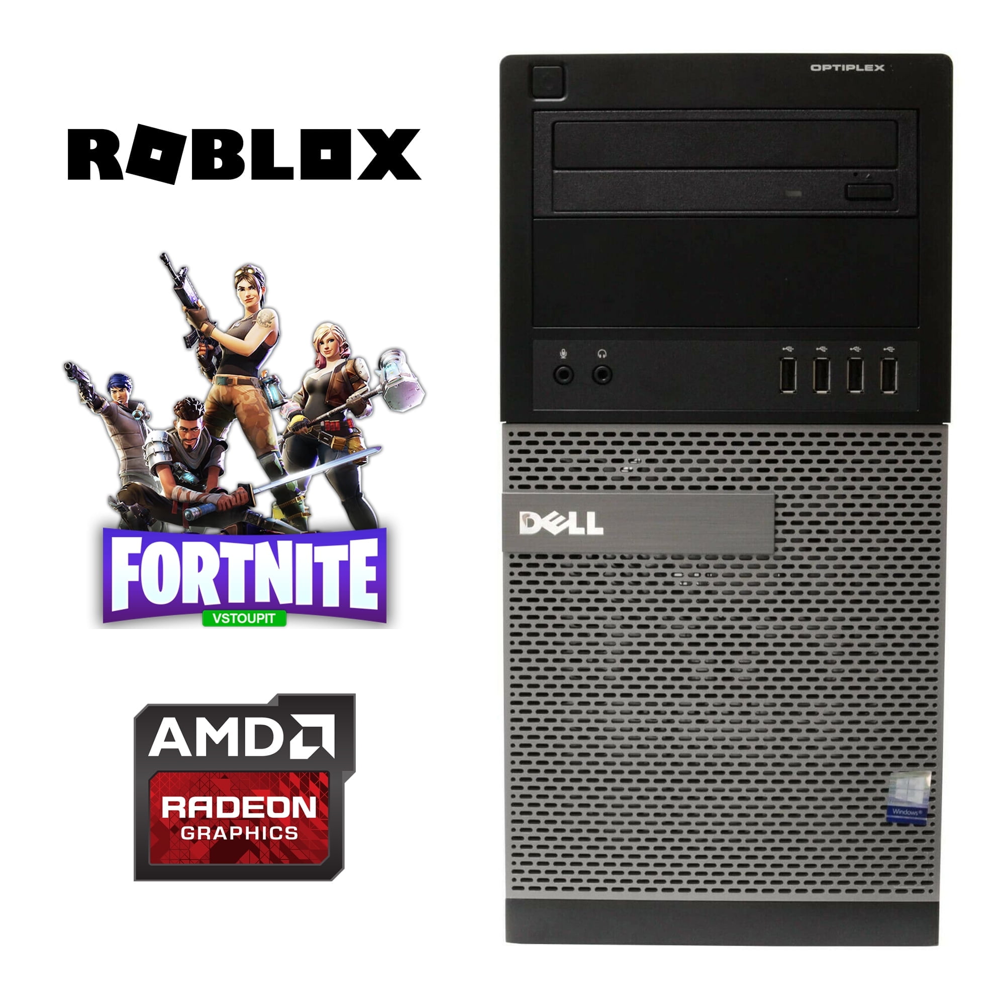 Restored Dell 9010 Gaming Computer PC Intel i5 Quad Core Gen 3 NVIDIA GeForce GT 730 2GB 16GB DDR3 RAM 512GB SSD 1TB HDD WiFi Windows 10 Refurbished Walmart