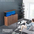 thumbnail image 5 of VIVO Walnut Motorized Vertical Lift Concealed TV Cabinet, Hold 32”-55” TVs, 5 of 8