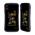 thumbnail image 1 of Head Case Designs Officially Licensed Riverdale Jughead Jones Jughead Wuz Here Black Gold Hybrid Case Compatible with Apple iPhone XR, 1 of 7