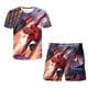 thumbnail image 2 of Graphic T-Shirt Young Children Clothes Boys Kids Set Spiderman 3D Printing Children's Boy Clothing Children clothes Two-piece14T Gong Bohan LED, 2 of 2