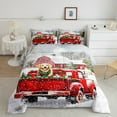 thumbnail image 2 of Manfei Merry Christmas Queen Comforter Set,Happy New Year Bedding Sets,Cartoon Puppy Dogs Bedding Comforter Set For Boys Kids,Breathable Home Decor Reversible,3-Piece, 2 of 8