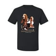 thumbnail image 2 of If It's Not a Bassett Hound Its Just a Dog Gift | Mens Dog Lover Graphic T-Shirt, Black, Small, 2 of 3