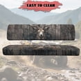 thumbnail image 4 of ZIATUBLES 2-Pack UTV Front Seat Covers with Leopard Print, Compatible with Kawasaki Mule 3000 3010, Washable Polyester Protective Cover, Fade & Wear Resistant, 4 of 8
