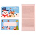 thumbnail image 1 of 20 Tarjetas rasca y gana de dibujos animados navideños Tarjetas de felicitación escritas a mano para estudiantes GXM, 1 of 7