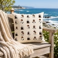 thumbnail image 5 of Halloween Ghost Print Throw Pillow Cover Spooky Ghost Decor Cushion Case 18x18 for Sofa Couch Home Decor by OVFUIZ, 5 of 6