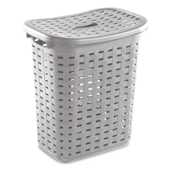 Sterilite Weave Laundry Hamper, Grey