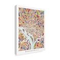 thumbnail image 2 of Trademark Fine Art 'Washington DC Street Map II' Canvas Art by Michael Tompsett, 2 of 4