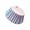 B, variant on JoyMoreHome 100 Pcs Cupcake Papers Disposable Brownie Baking Cups Cake Loaf Pan Liners Boat Shaped Mini Muffin Cupcake Wrappers for Weddings Birthdays