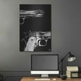 thumbnail image 5 of Luxe Metal Art 'Guns' by Giuseppe Cristiano, Metal Wall Art, 24"x36", 5 of 9