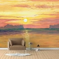 thumbnail image 2 of Idea4wall 6pcs Oil Painting Peel and Stick Wallpaper Removable Wall Murals Large Wall Stickers for Home Decoration, 100"x24", 2 of 5