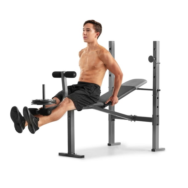 Gold's Gym XR 6.1 Multi-Position Weight Bench with Leg Developer -  Walmart.com