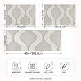thumbnail image 2 of Yayeee Pillowcase Standard Size Set of 2 Satin Wrinkle Resistant Pillow Case, Light Gray Pattern, 2 of 7
