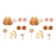 thumbnail image 1 of Wosthever Hermosas decoraciones de topper vintage - Cake Stand Out Decoraciones de topper confiables y delicadas Juego de topper de pastel conjunto 3 2Conjunto, 1 of 6