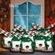 thumbnail image 3 of 50 bolsas de dulces a granel para fiestas navideñas, bolsas para galletas y bocadillos con lazos de conejito oso verde, 3 of 9