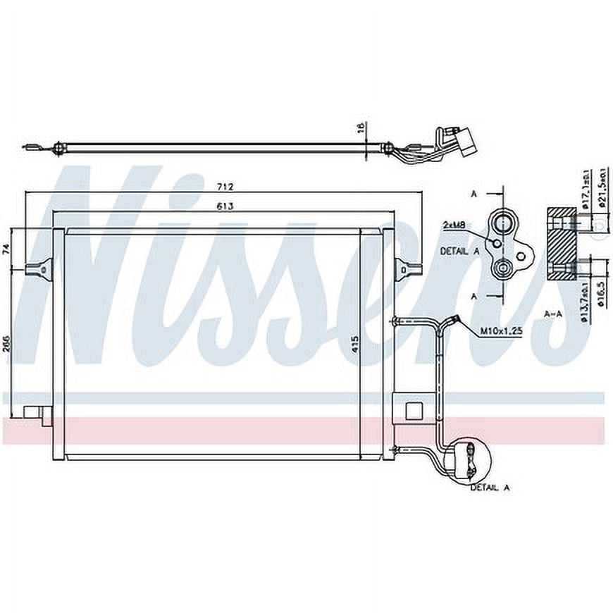 Nissens 94601 Air Conditioning Condenser