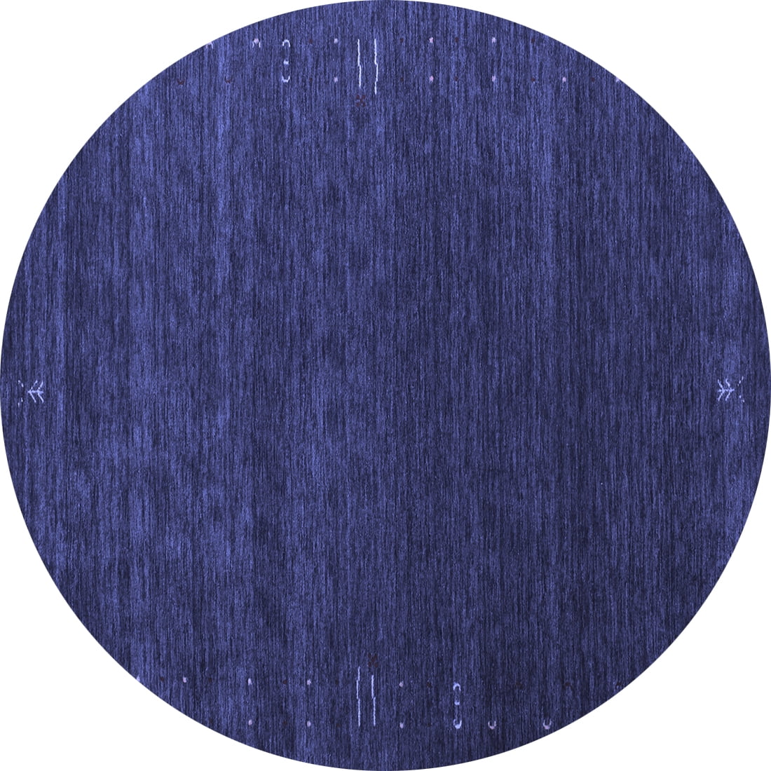 Ahgly Company Indoor Round Abstract Blue Contemporary Area Rugs, 7 ...