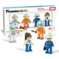 thumbnail image 1 of Figuras de acción magnéticas con personajes Picasso Toys Astronaut x4, 1 of 7