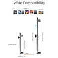 thumbnail image 5 of CIYISON Metal Tablet Holder for Tripod Mount, 1/4" Screw Acra-standard Mount Universal Phone Clamp Holder Stablizer Adapter, 5 of 17