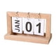 thumbnail image 1 of Advancent Calendario perpetuo de madera de bambú, amarillo, respetuoso con el medio ambiente, decoración de fotografía, calendario perpetuo, Decoración del hogar, 1 of 6