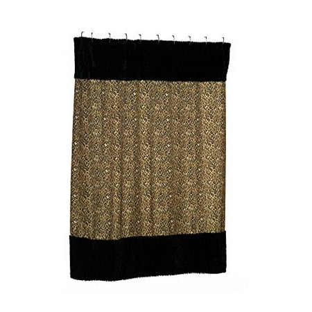 Park Avenue Deluxe Collection Sable Park Avenue Deluxe Collection Sable Faux Fur Trimmed Shower Curtain Com