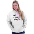 thumbnail image 4 of We Can Beat Breast Cancer Awareness Hoodie Sweatshirt Women Brisco Brands L, 4 of 6