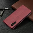thumbnail image 7 of Designed for Samsung Galaxy A25 5G Wallet Case, with Card Slots Kickstand Strong Magnetic PU Leather Flip Full Body Protective Classic Shockproof Phone Case Cover for Galaxy A25 5G, Red, 7 of 7
