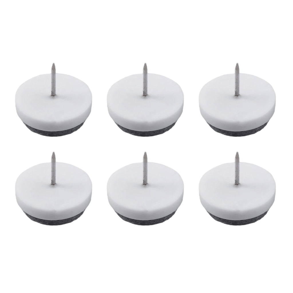 200Pcs Nails-On Noises Reduction Felt Pad Heavy Duty Chair Leg Cushions Furniture Leg Bottom Feet Glides Floor Protector