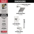 thumbnail image 3 of Delta Faucet T14467-PP Modern Tub & Shower, Chrome, 3 of 5
