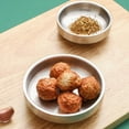 thumbnail image 4 of 4Pcs Stainless Steels Round Sauce Dishes Double Layer Small Plates Seasoning Dishes Dipping Bowl Appetizer Plates, 4 of 9