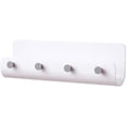 thumbnail image 2 of Estante para llaves compacto para llaves, bufandas, chaquetas y sombreros: estante para llaves de pared autoadhesivo de ABS con gancho en forma de U, 2 of 6